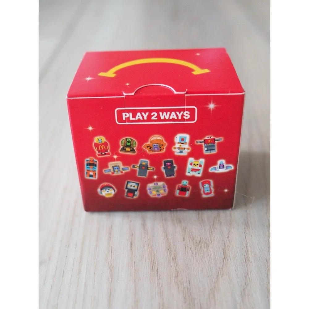 New McDonalds Changeables 2 Torrus Orange Blue Happy Meal Toy Robot Dinosaur